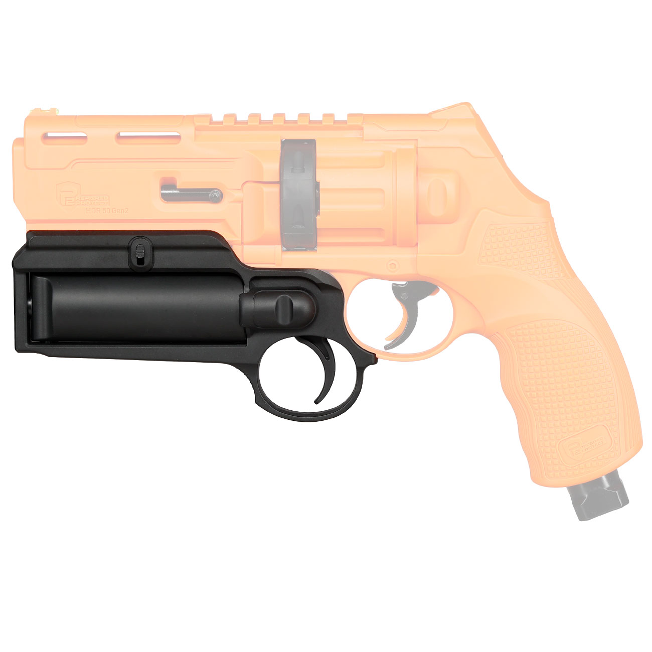 P2P HDR 50 / TR 50 Launcher fr Walther PDP / PGS-Kartuschen schwarz