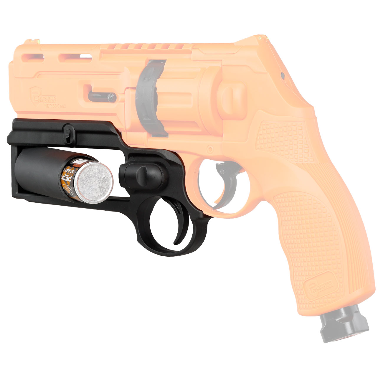 P2P HDR 50 / TR 50 Launcher fr Walther PDP / PGS-Kartuschen schwarz Bild 4