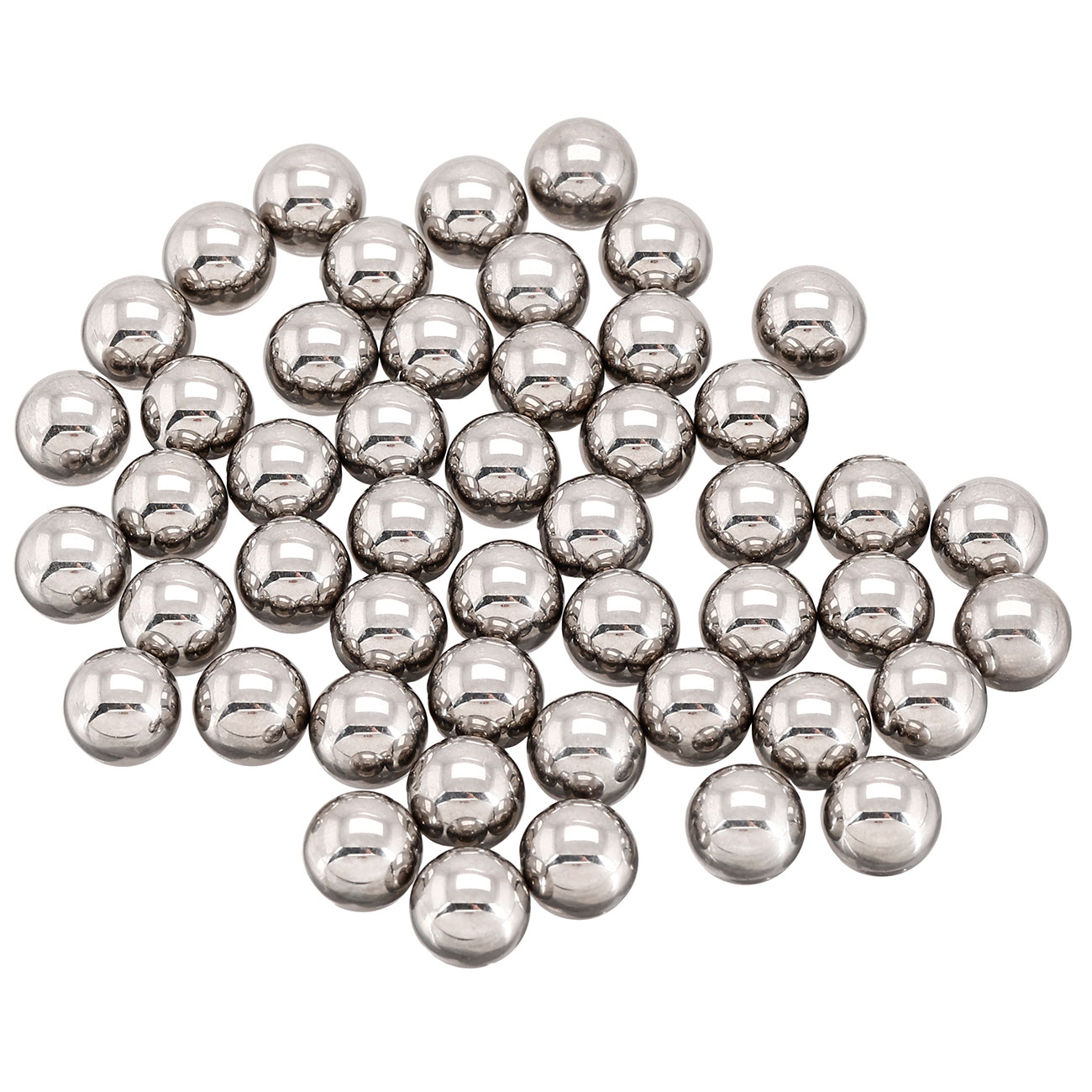 GSG Stahlkugeln fr Schleuder 8 mm 50 Stck silber