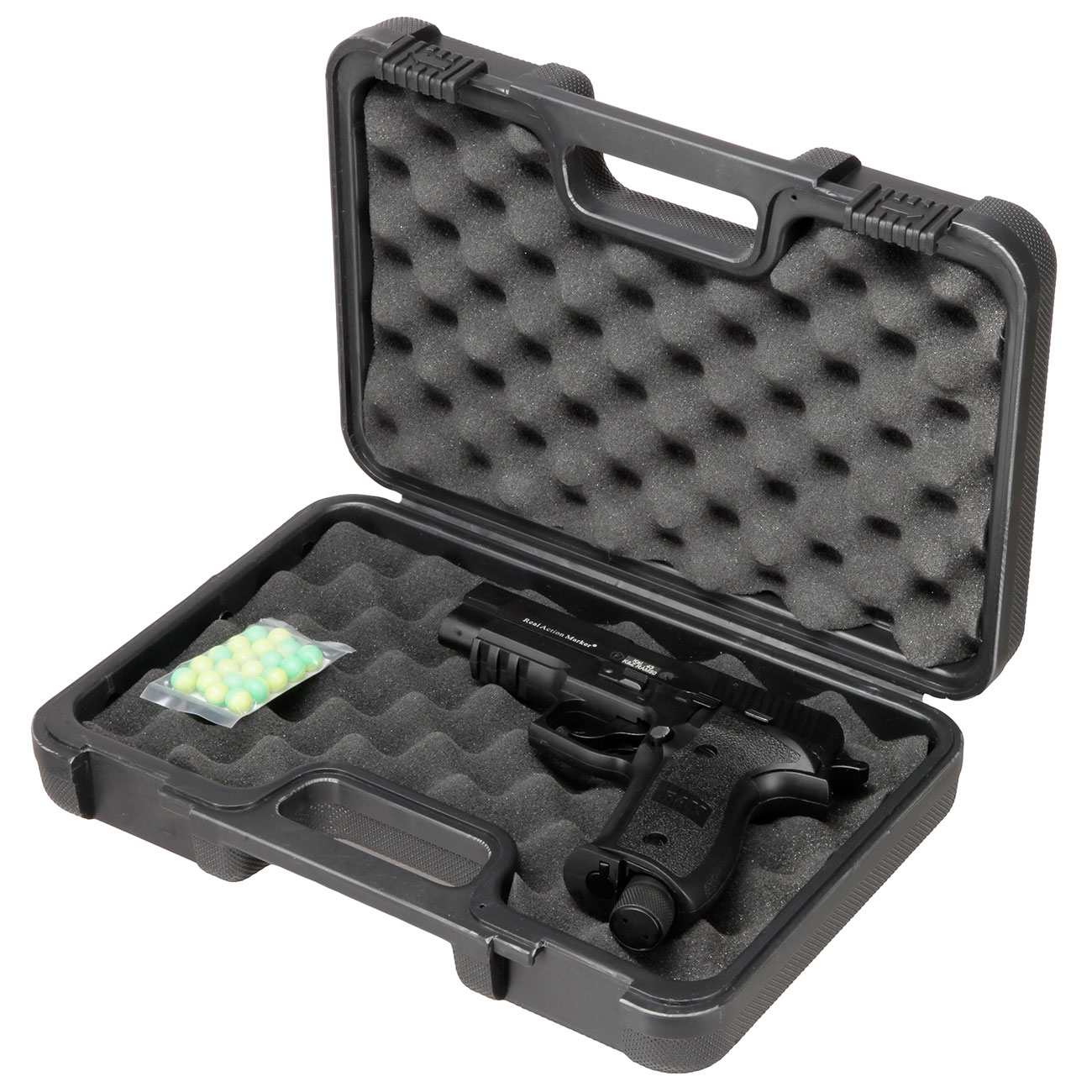 APS X50 mit Metallschlitten CO2-RAM Pistole Kal. 43 schwarz Bild 3