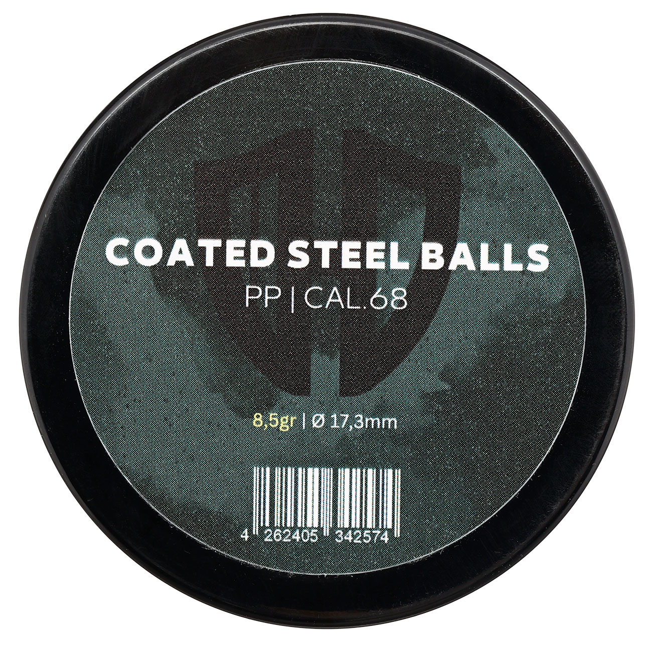 Coated Steel Balls Kaliber .68 mit Kunststoffmantel 8,5g weiss 20er Dose Bild 3