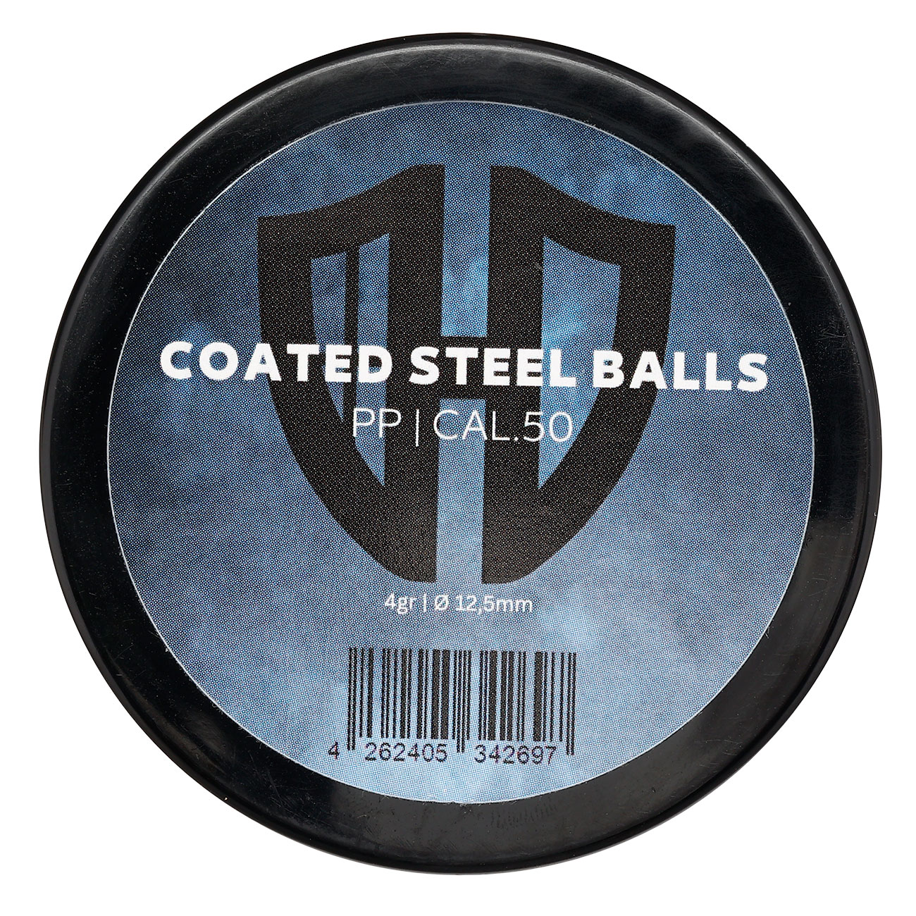Coated Steel Balls Kaliber .50 mit Kunststoffmantel 4,0g oliv 50er Dose Bild 3