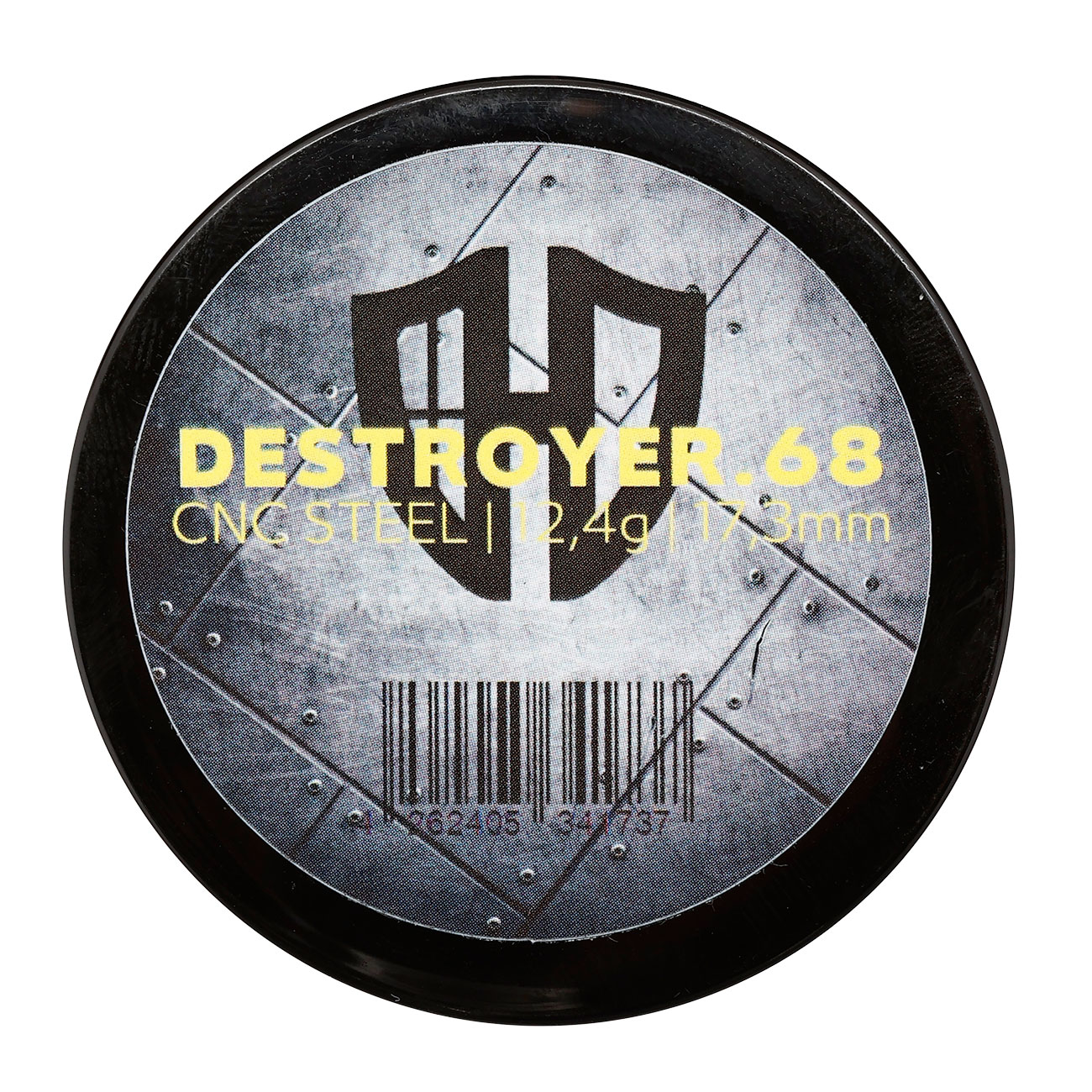 Destroyer.68 CNC Stahlgeschosse Kaliber .68 fr TR68 / TS68 / HDR68 / HDS68 chrom 12er Dose Bild 3