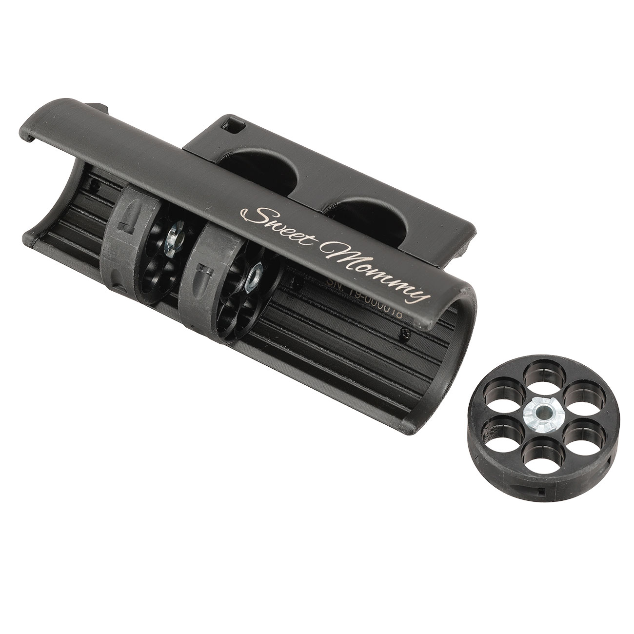 TAC-MAG T9 Sweet Mommy V2 9-fach Trommelmagazin-Halter f. TR50 / HDR50 Revolver schwarz Bild 9