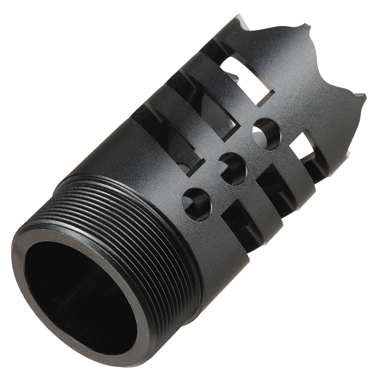 Glasbreaker Muzzle Flash-Hider CNC Aluminium f. AEA HP MAX 1 / 2 Luftgewehr schwarz Bild 2