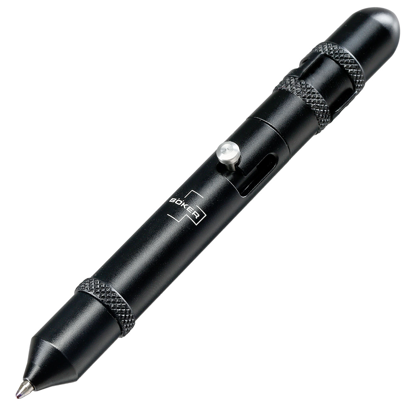 Bker Plus Tactical Aluminium Bit Pen mit T6 / T8 Wechsel-Bit schwarz