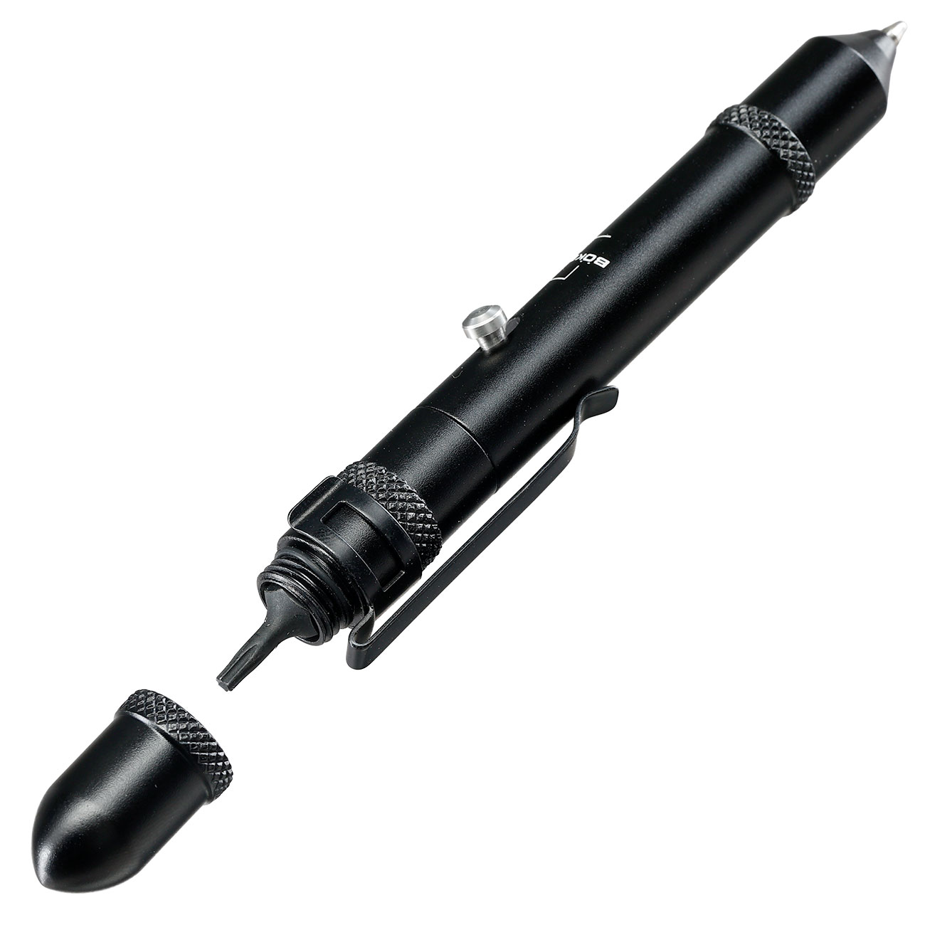 Bker Plus Tactical Aluminium Bit Pen mit T6 / T8 Wechsel-Bit schwarz Bild 3