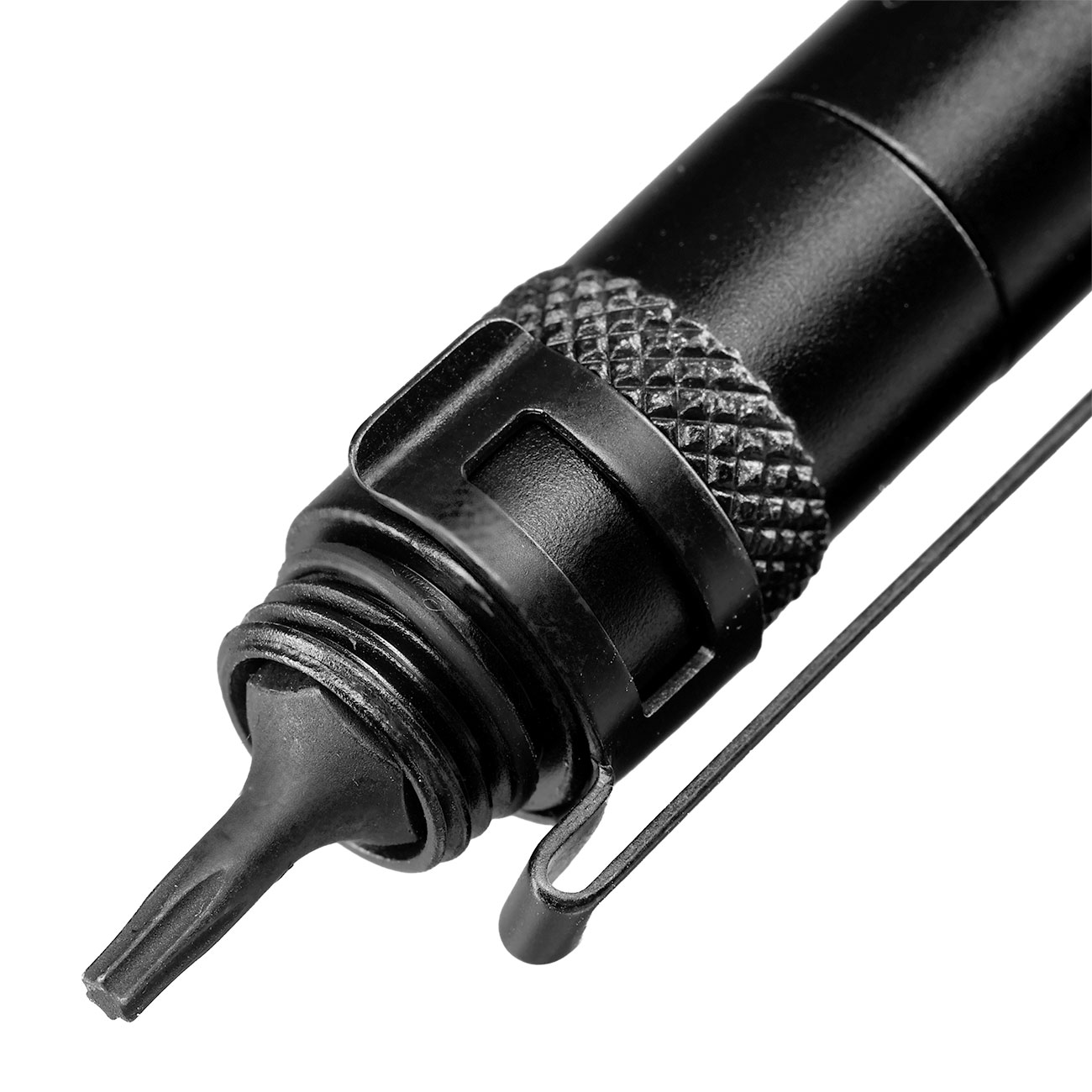 Bker Plus Tactical Aluminium Bit Pen mit T6 / T8 Wechsel-Bit schwarz Bild 7