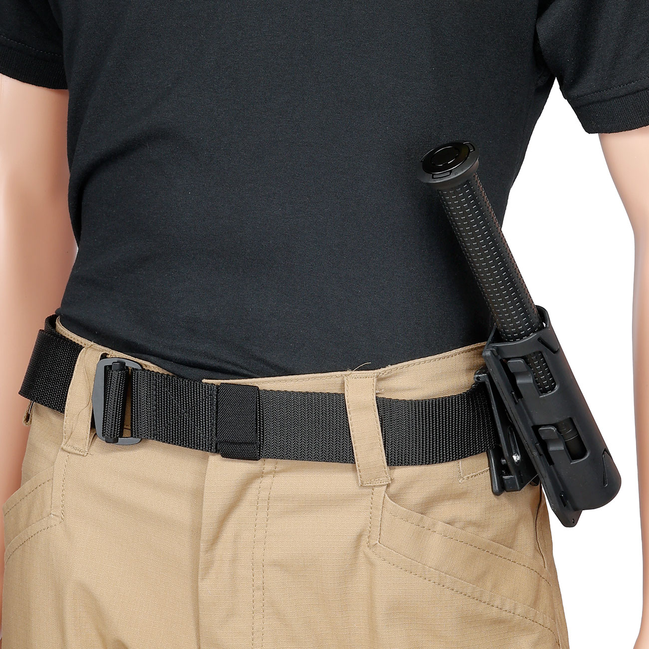 P2P PG26 Teleskopschlagstock Professional Guard 26 Zoll Automatic Lock inkl. Polymer-Holster schwarz Bild 9