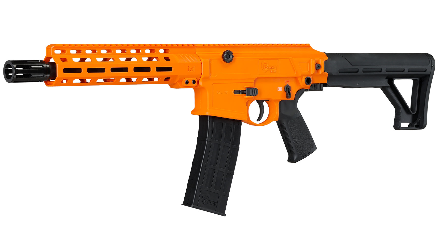 P2P HDC 68 CO2 RAM MagFed Home Defence Carbine Gewehr Kal. .68 orange / schwarz Bild 1