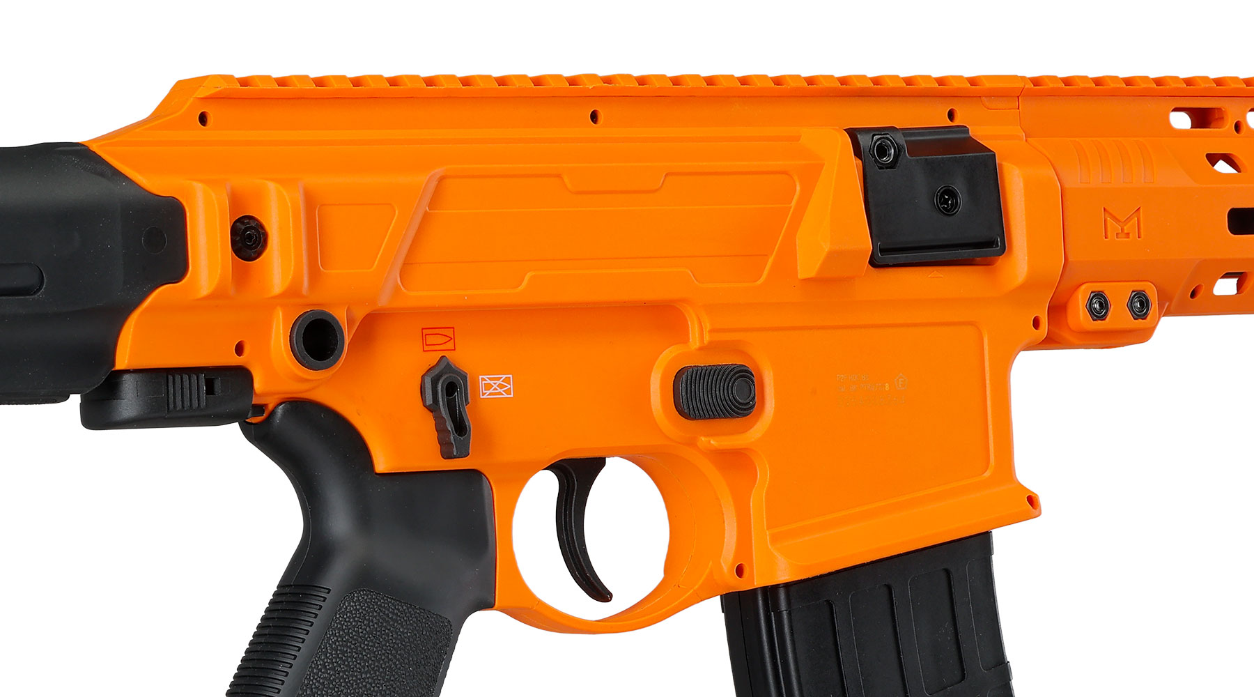 P2P HDC 68 CO2 RAM MagFed Home Defence Carbine Gewehr Kal. .68 orange / schwarz Bild 6