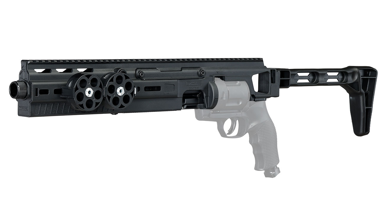 T4E Carbine Conversion Kit TR 68 schwarz f�r TR 68 und HDR 68 CO2 RAM Revolver Bild 1