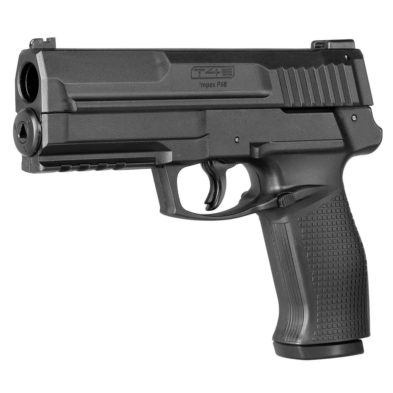 T4E Impax P68 CO2-RAM Pistole Kal. .68 im Komplettset mit Softkoffer schwarz Bild 2