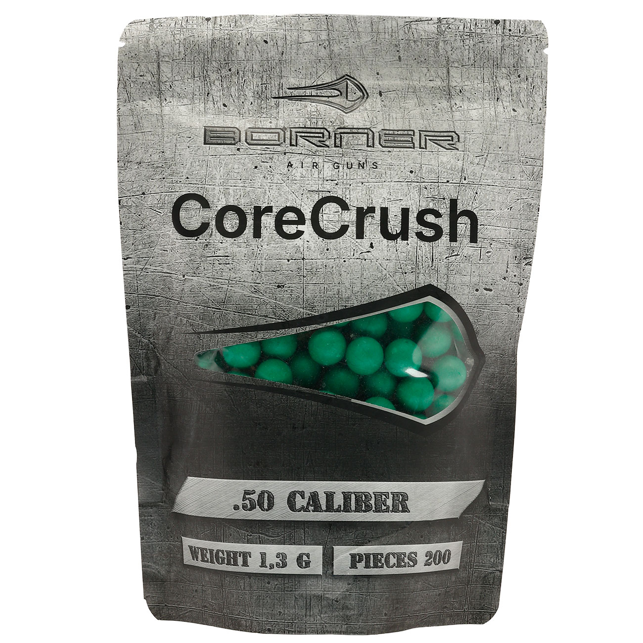 Borner CoreCrush Polymer Balls Kunststoffkugeln Kal. .50 1,3 g gr�n 200er Beutel