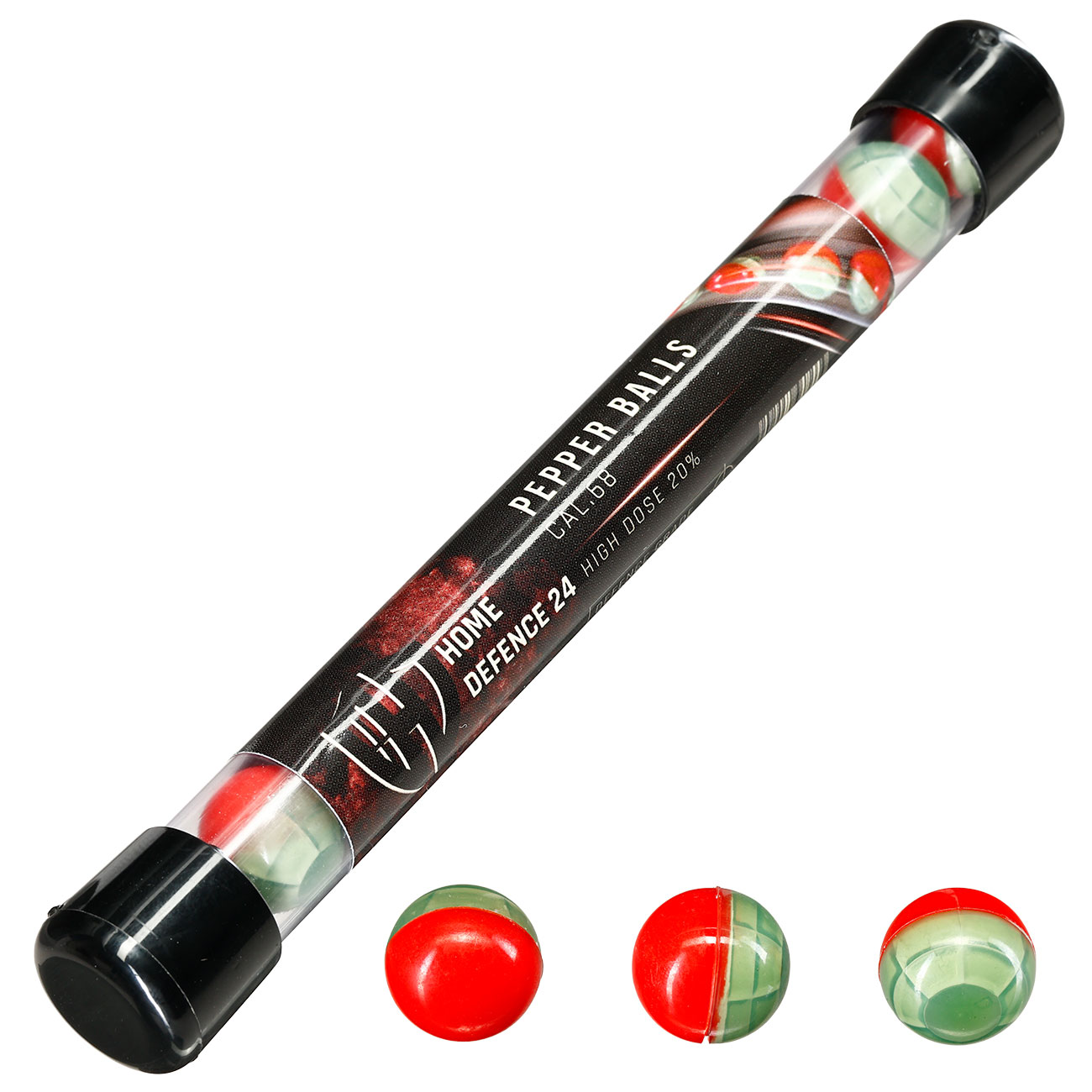 Pepper Balls / Pfefferkugeln High Dosis 20% Kaliber .68 - 10 St�ck