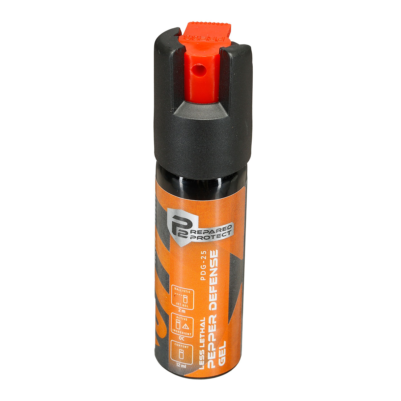 P2P PDG-25 Pepper Defence Pfeffergel-Spray mit ballistischem Strahl 12 ml