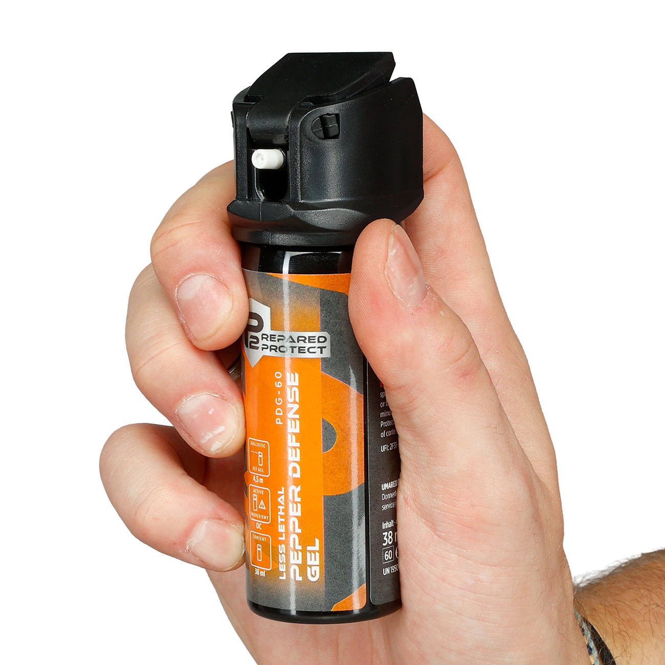 P2P PDG-60 Pepper Defence Pfeffergel-Spray mit ballistischem Strahl 38 ml Bild 2