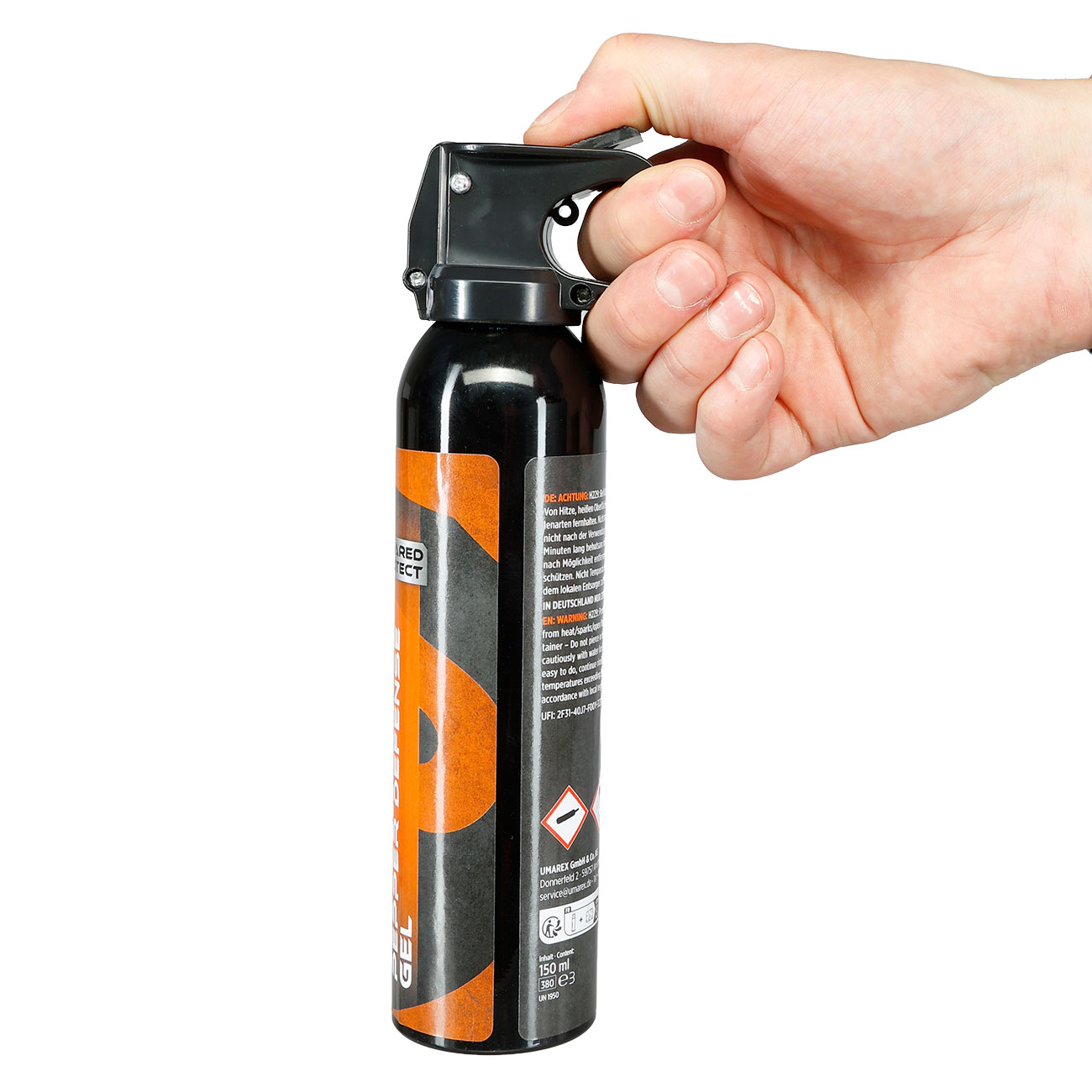 P2P PDG-380 Pepper Defence Pfeffergel-Spray mit ballistischem Strahl 150 ml Bild 6