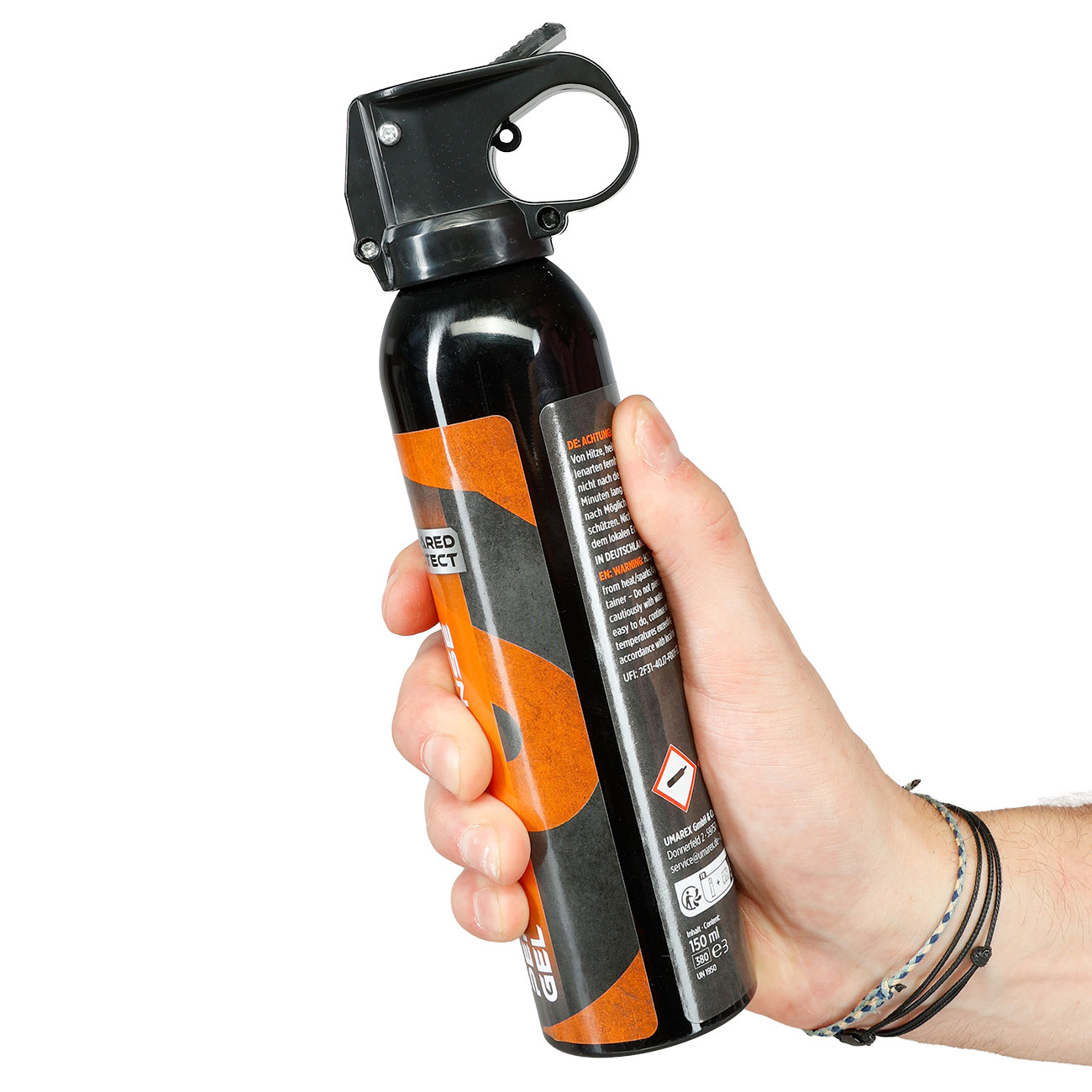 P2P PDG-380 Pepper Defence Pfeffergel-Spray mit ballistischem Strahl 150 ml Bild 8