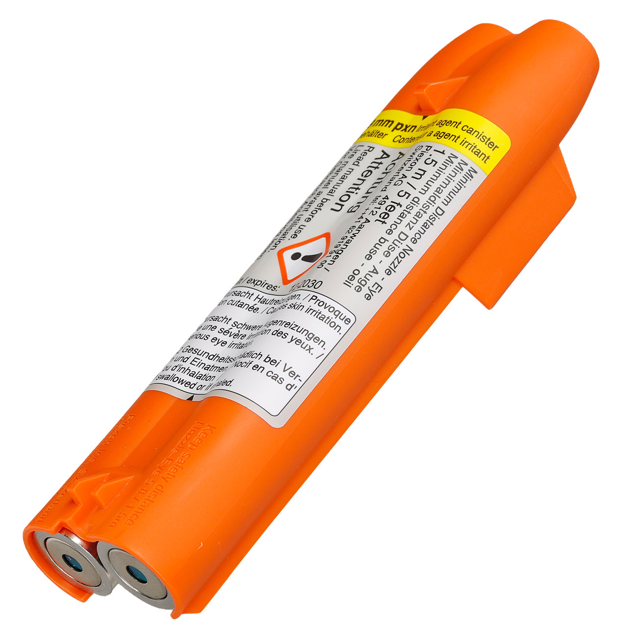Piexon JPX 2 Jet Protector Ersatzmagazin Pfefferkartusche orange 2 Schuss Bild 1