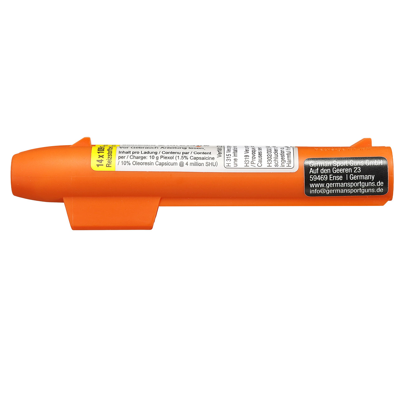 Piexon JPX 2 Jet Protector Ersatzmagazin Pfefferkartusche orange 2 Schuss Bild 3