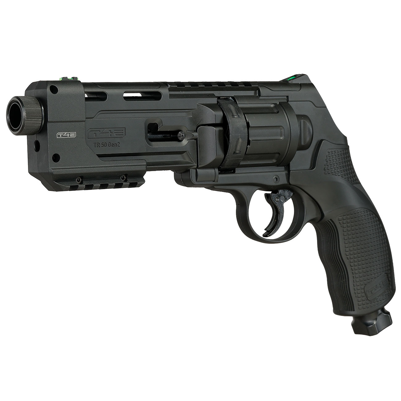T4E Muzzle Attachment Carrier M�ndungsadapter mit Gewinde f�r TR 50 / HDR 50 Gen1 / Gen2 CO2 Revolver schwarz Bild 4