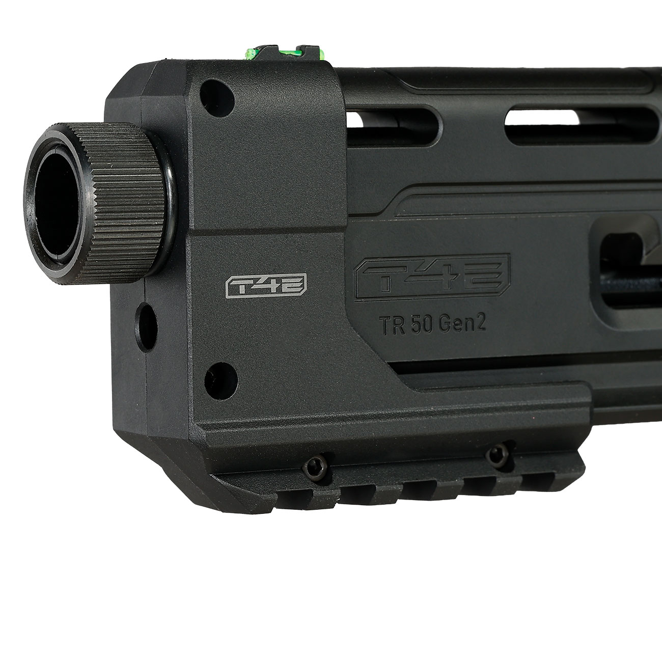 T4E Muzzle Attachment Carrier M�ndungsadapter mit Gewinde f�r TR 50 / HDR 50 Gen1 / Gen2 CO2 Revolver schwarz Bild 5