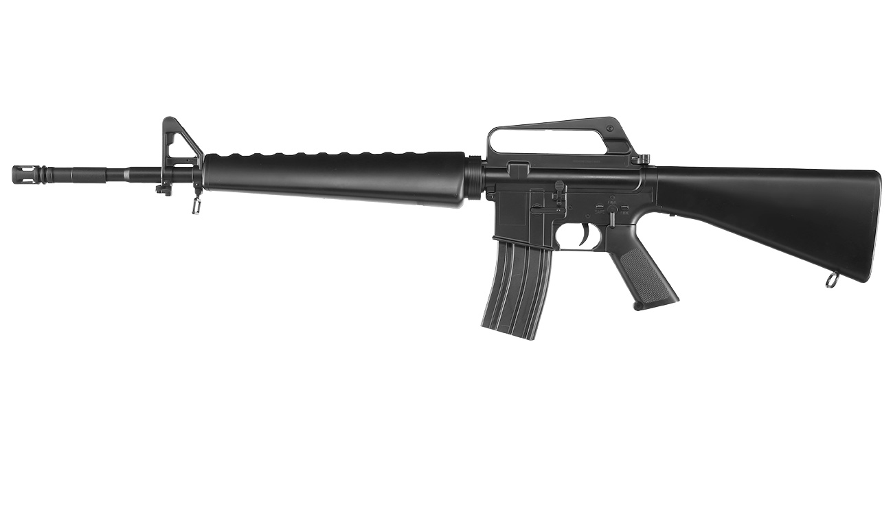 Well M16A1 Rifle Springer Softair 6mm BB schwarz Bild 1