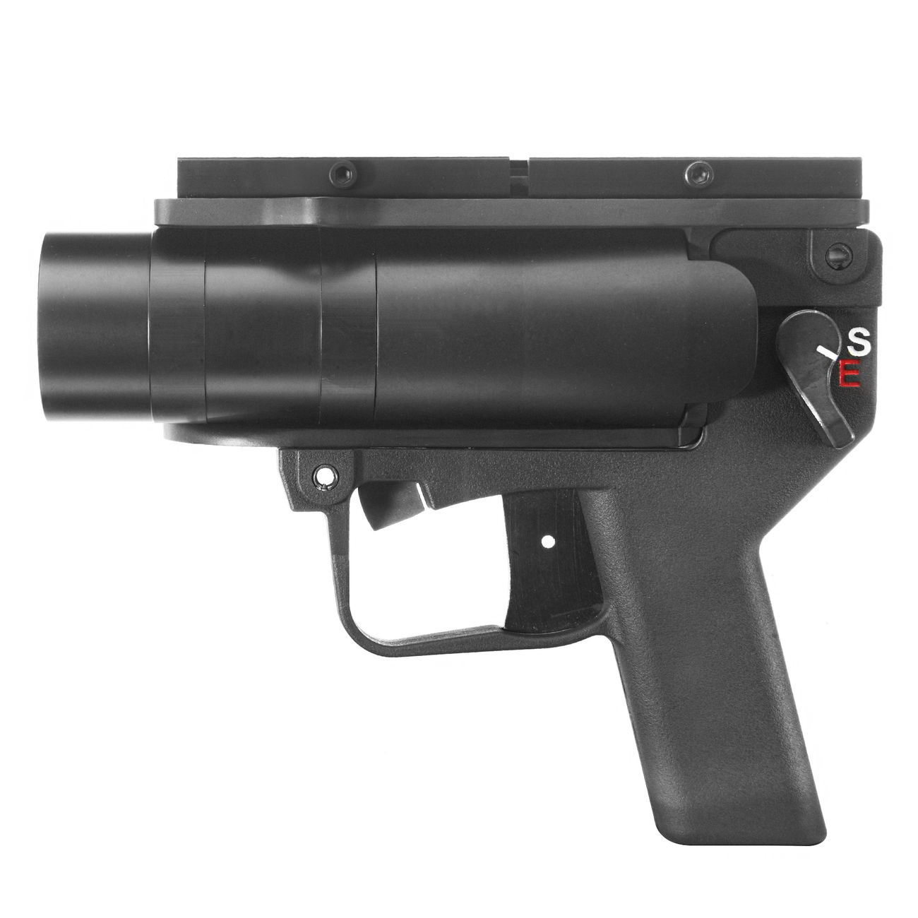Mad Bull AGX 40mm Vollmetall Airsoft Pistolen-Launcher schwarz Bild 1