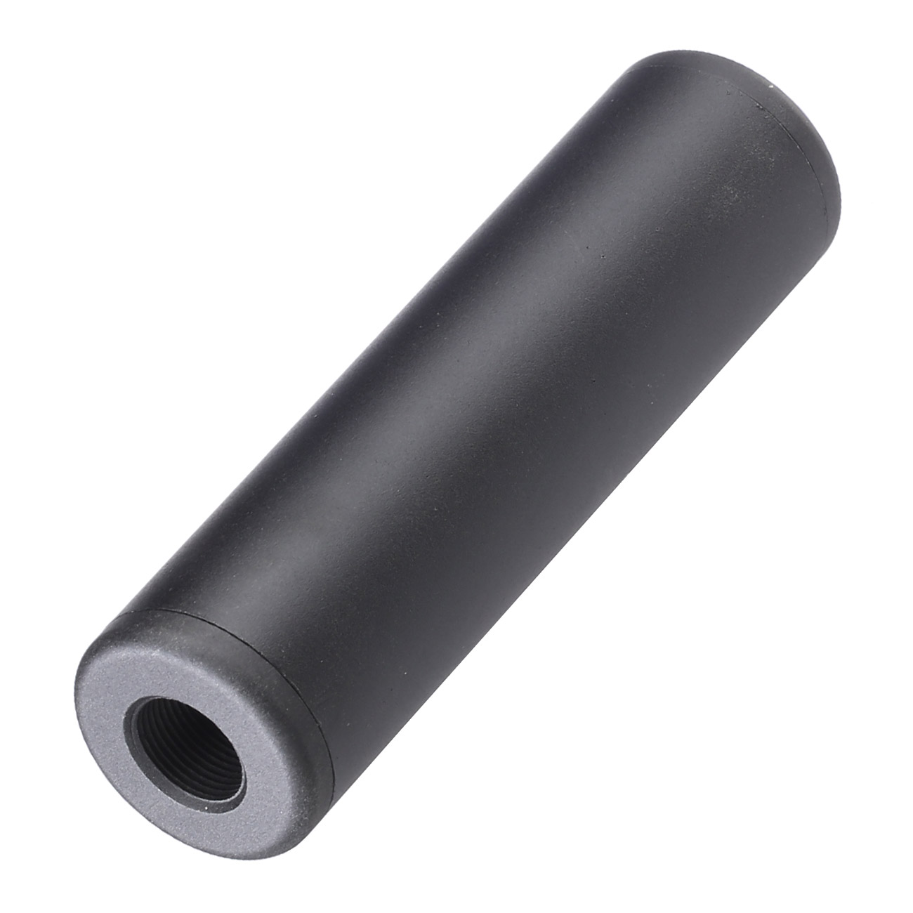 King Arms Delta Force Aluminium Silencer 110mm 14mm- / 14mm+ schwarz Bild 1