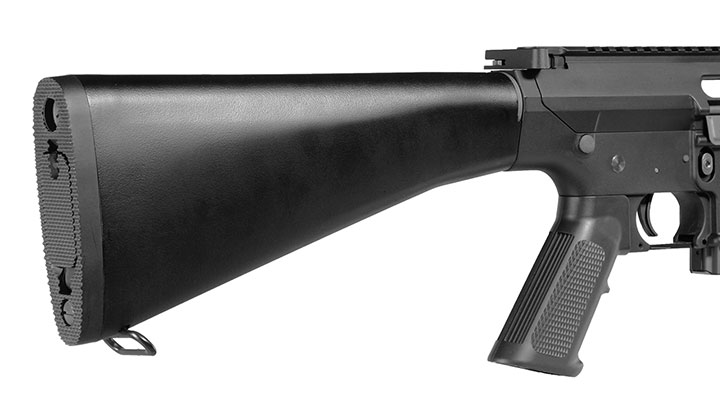 G&G GR25 Sniper Vollmetall S-AEG 6mm BB schwarz inkl. QD Mock Suppressor Bild 10