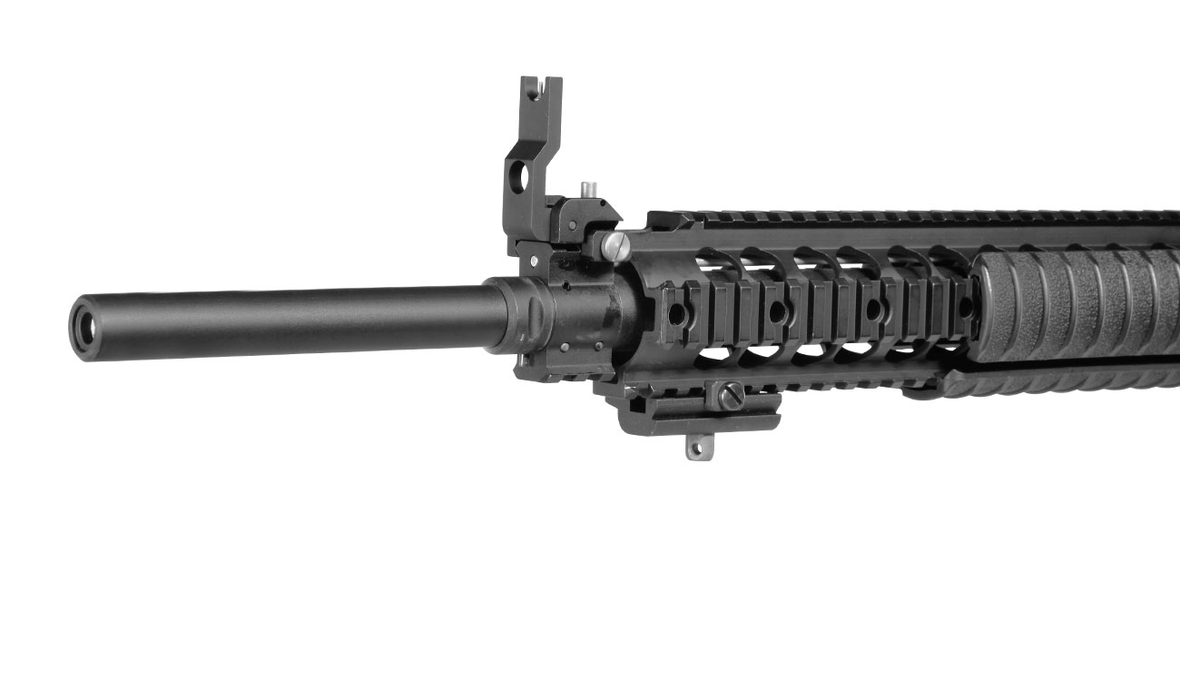 G&G GR25 Sniper Vollmetall S-AEG 6mm BB schwarz inkl. QD Mock Suppressor Bild 6