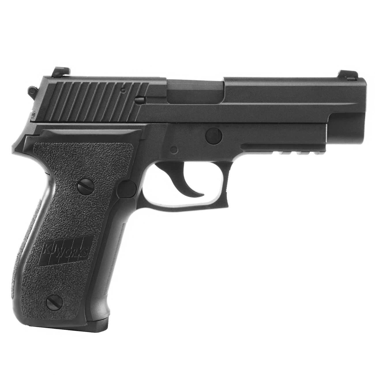KJ Works KP-01 Vollmetall Gas-Blow-Back 6mm BB schwarz Bild 1