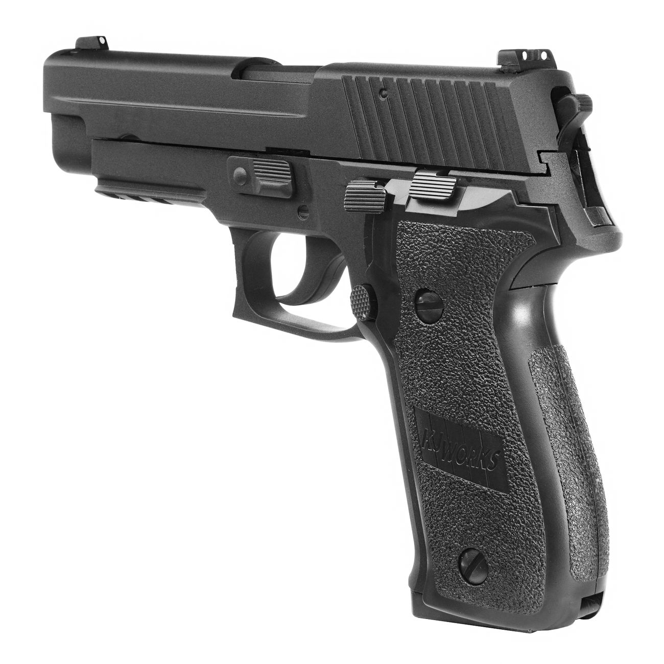 KJ Works KP-01 Vollmetall Gas-Blow-Back 6mm BB schwarz Bild 1