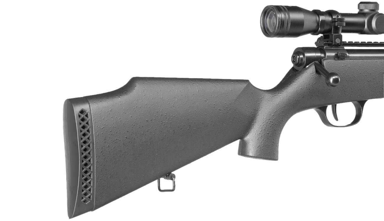 UHC Super X-9 Bolt Action Airsoft Snipergewehr inkl. Zweibein / Zielfernrohr Springer 6mm BB + 3.000 BIO FireBalls Bild 11