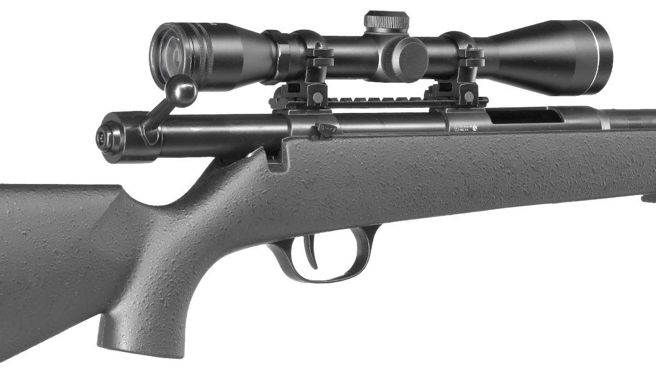 UHC Super X-9 Bolt Action Snipergewehr inkl. Zweibein / Zielfernrohr Springer 6mm BB schwarz Bild 9