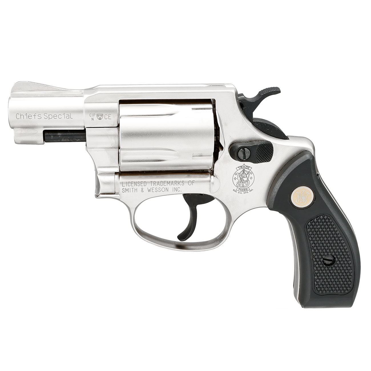 Smith & Wesson Chiefs Special Schreckschussrevolver Kal. 9mm R.K. vernickelt