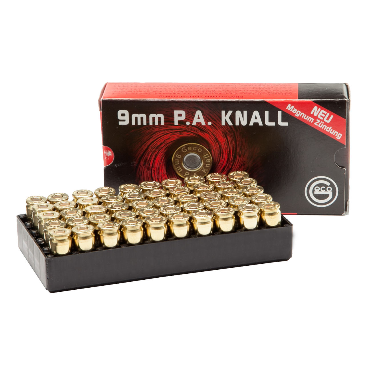 Geco Knallpatronen, 9mm P.A.K. 50 Stck