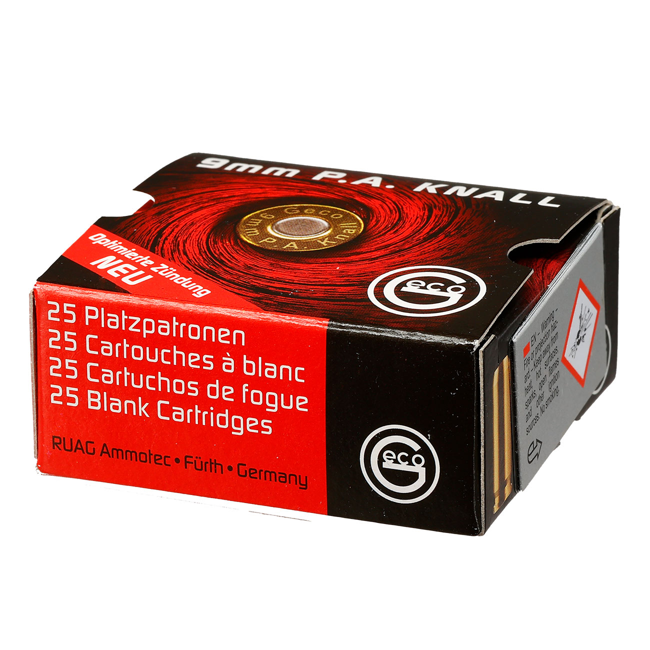 Geco Knallpatronen, 9mm P.A.K. 25 Stck Bild 8
