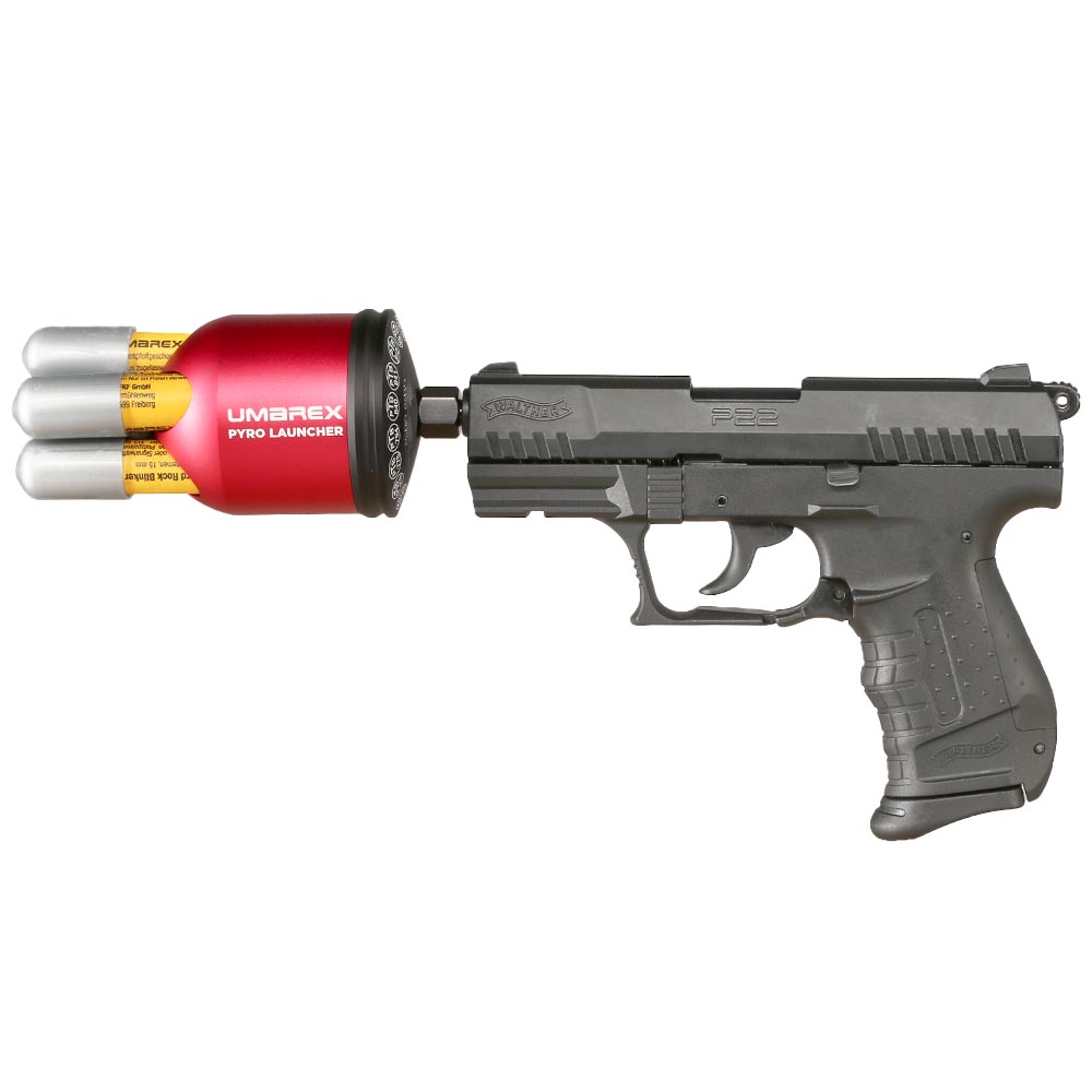 Umarex Pyro Launcher Mehrfach-Abschussbecher rot inkl. Adapter Bild 2