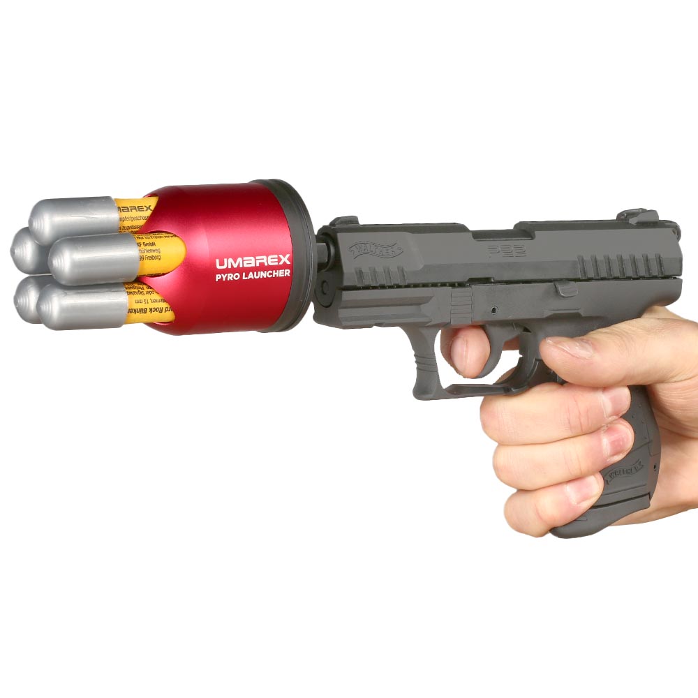 Umarex Pyro Launcher Mehrfach-Abschussbecher rot inkl. Adapter Bild 4