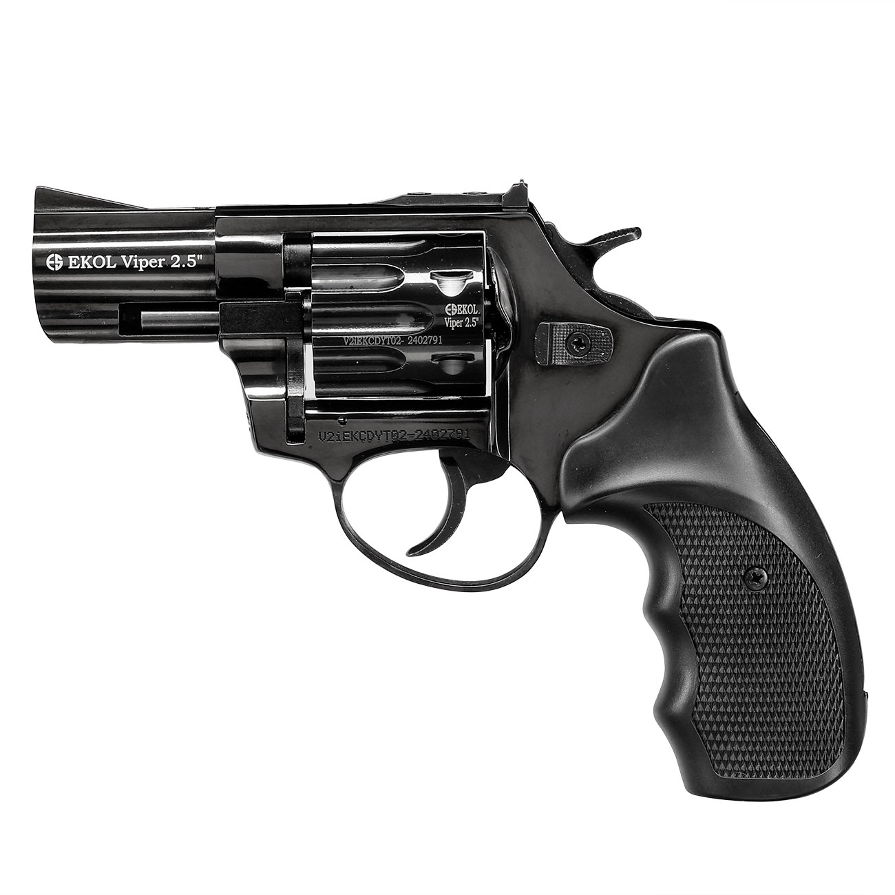 EKOL Viper Compact 2,5 Zoll Schreckschuss-Revolver 9mm R.K. brniert