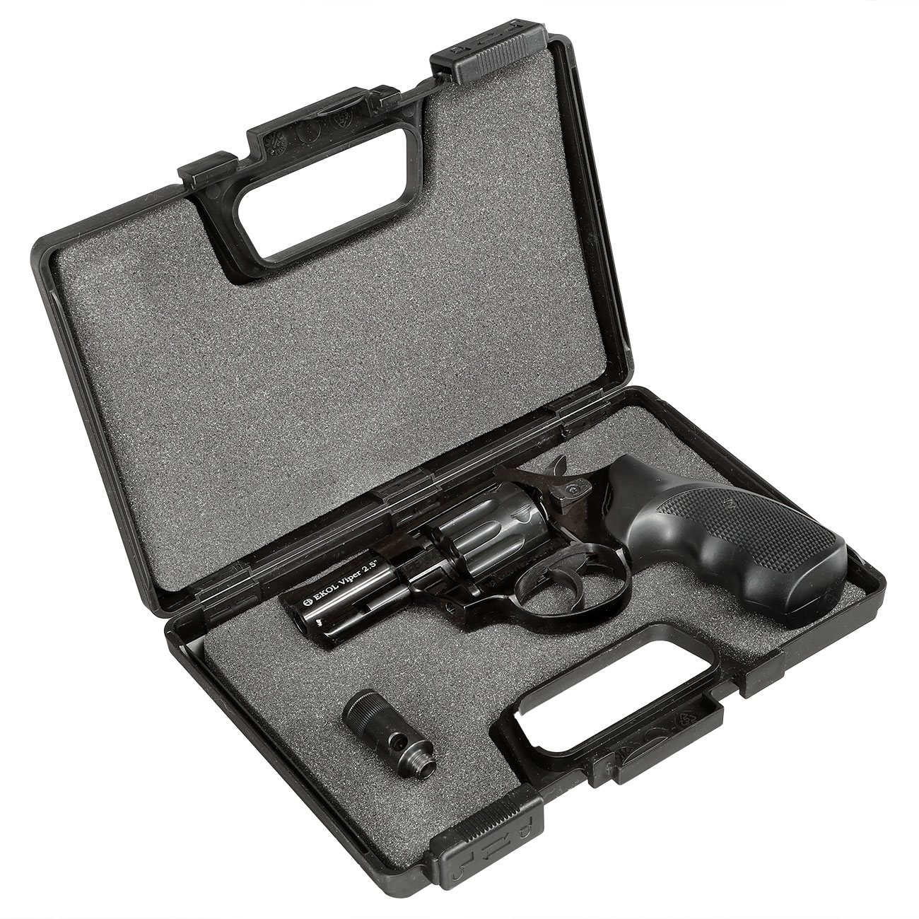 EKOL Viper Compact 2,5 Zoll Schreckschuss-Revolver 9mm R.K. brniert Bild 4