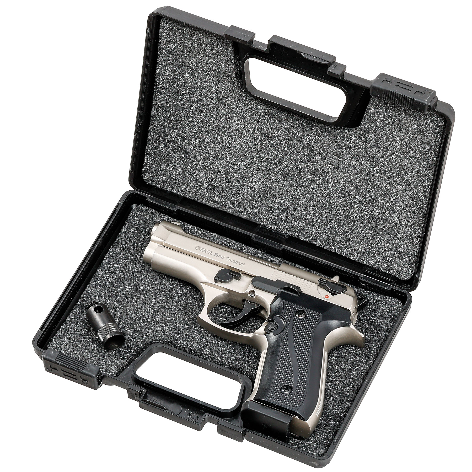 Ekol Firat Compact Schreckschuss Pistole Kal. 9 mm P.A.K. vernickelt Bild 3