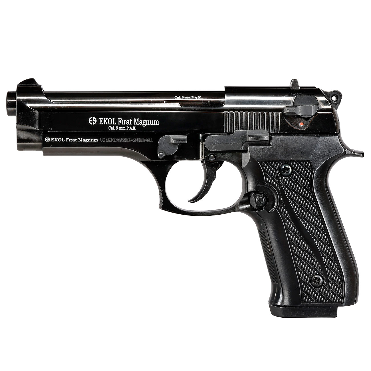 Ekol Firat Magnum Schreckschusspistole Kal. 9mm P.A.K. Vollmetall brniert