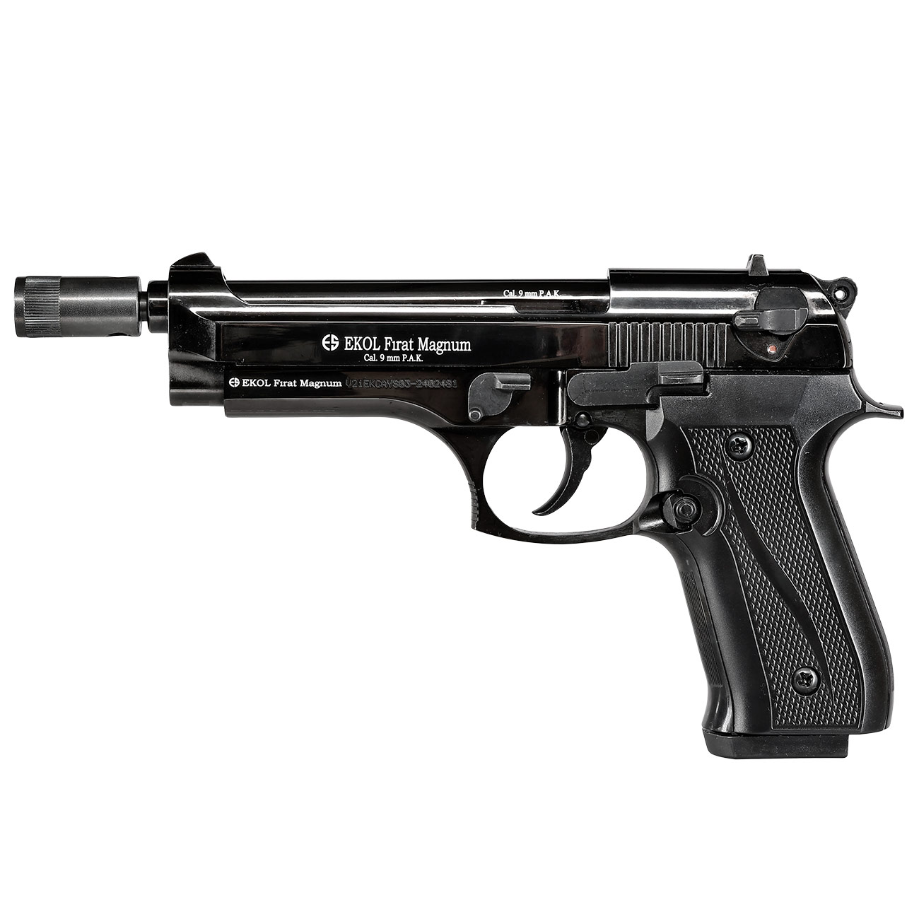 Ekol Firat Magnum Schreckschusspistole Kal. 9mm P.A.K. Vollmetall brniert Bild 10