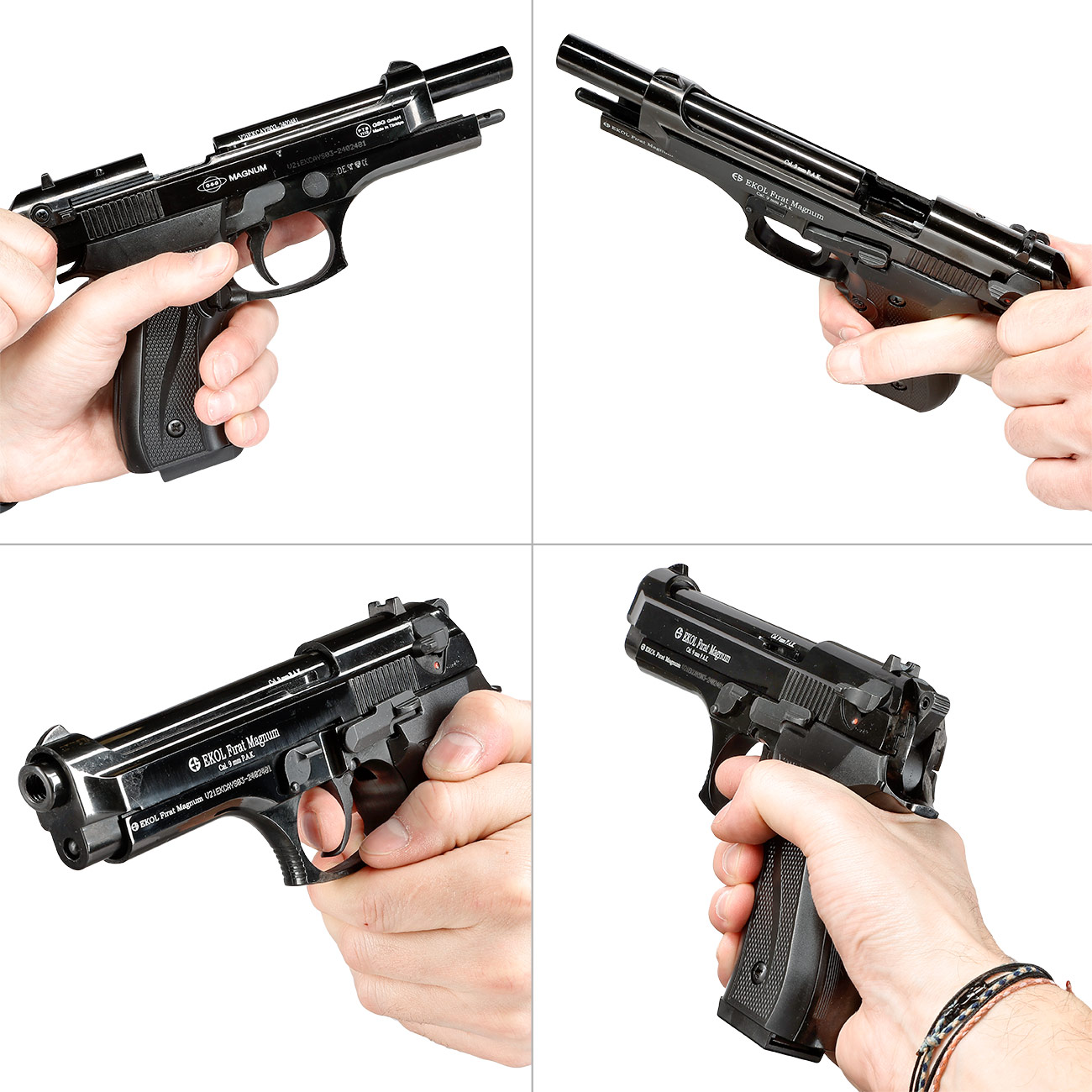 Ekol Firat Magnum Schreckschusspistole Kal. 9mm P.A.K. Vollmetall brniert Bild 11
