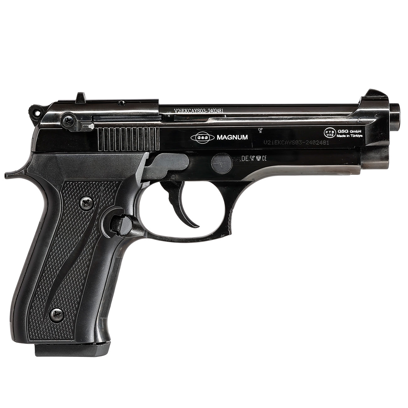 Ekol Firat Magnum Schreckschusspistole Kal. 9mm P.A.K. Vollmetall brniert Bild 3