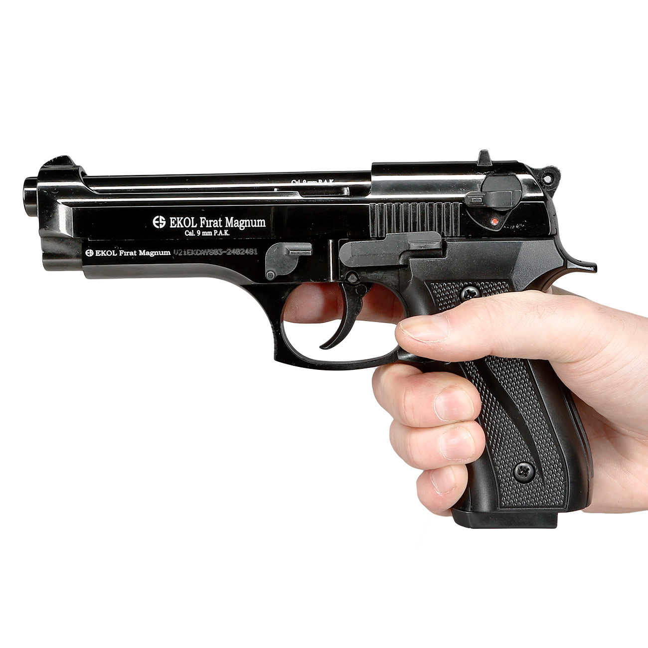 Ekol Firat Magnum Schreckschusspistole Kal. 9mm P.A.K. Vollmetall brniert Bild 5