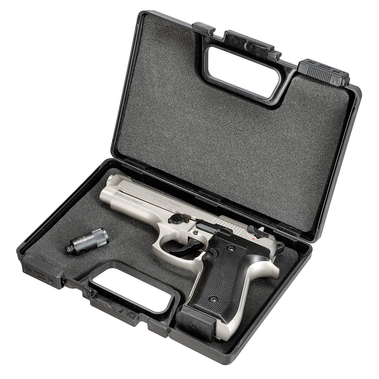 Ekol Firat Magnum Schreckschuss Pistole 9mm P.A.K. nickel Bild 4